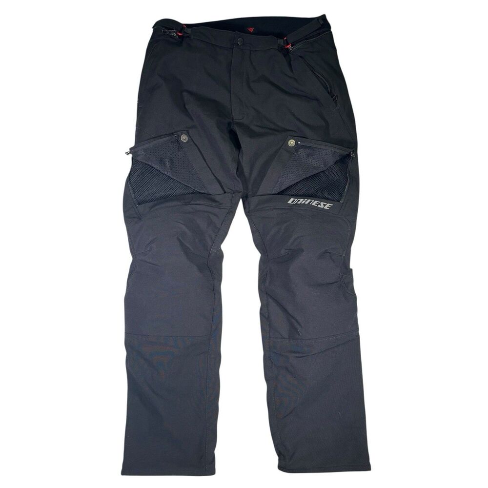 DAINESE TEMPEST 2 D-DRY PANTS BLACK SIZE EU 52 Us 36 Armor Motorcycle Riding